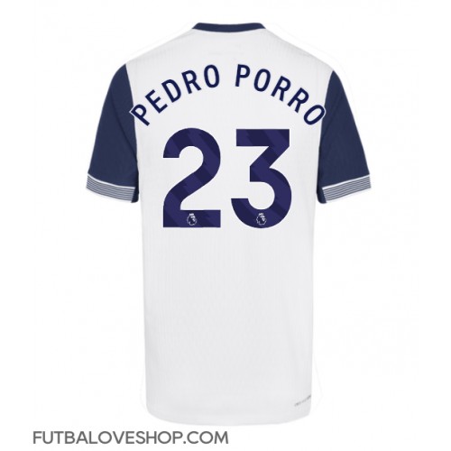 Dres Tottenham Hotspur Pedro Porro #23 Domáci 2024-25 Krátky Rukáv